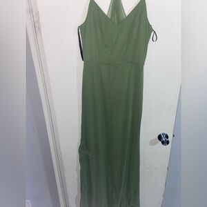 After Six Olive Green Dress